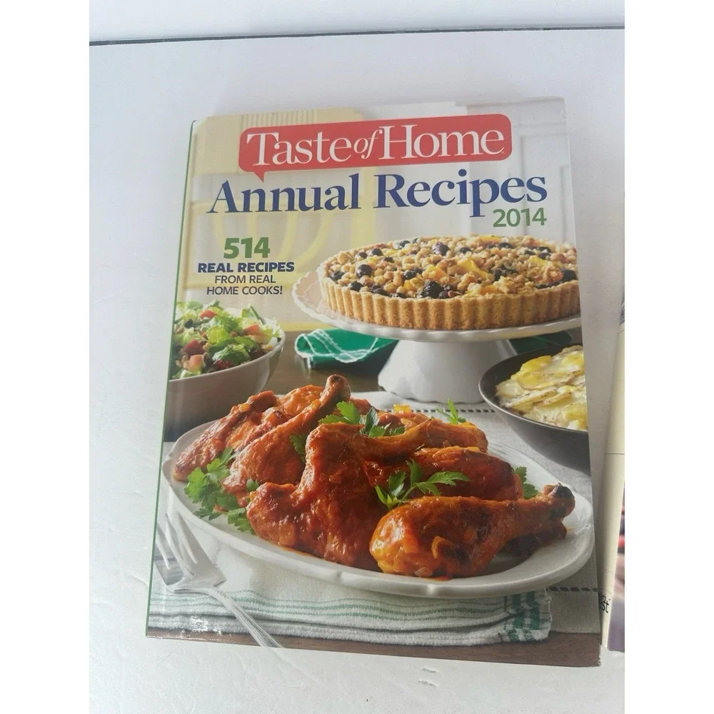 Lot of 2: Taste of Home's Quick Cooking Annual Recipes 2014 & Potluck